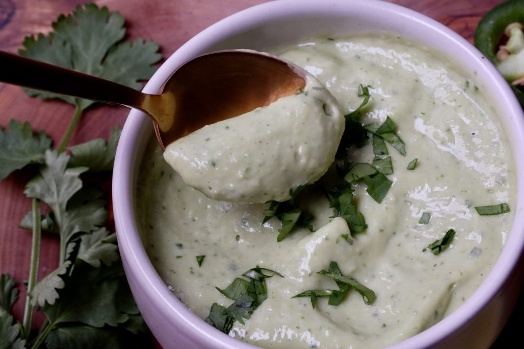 creamy jalapeno avocado sauce