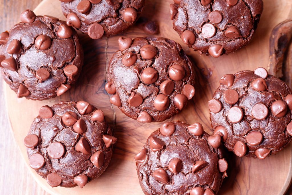 Chocolate Avocado Muffins