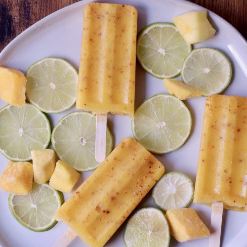 Mango Tajin Popsicles