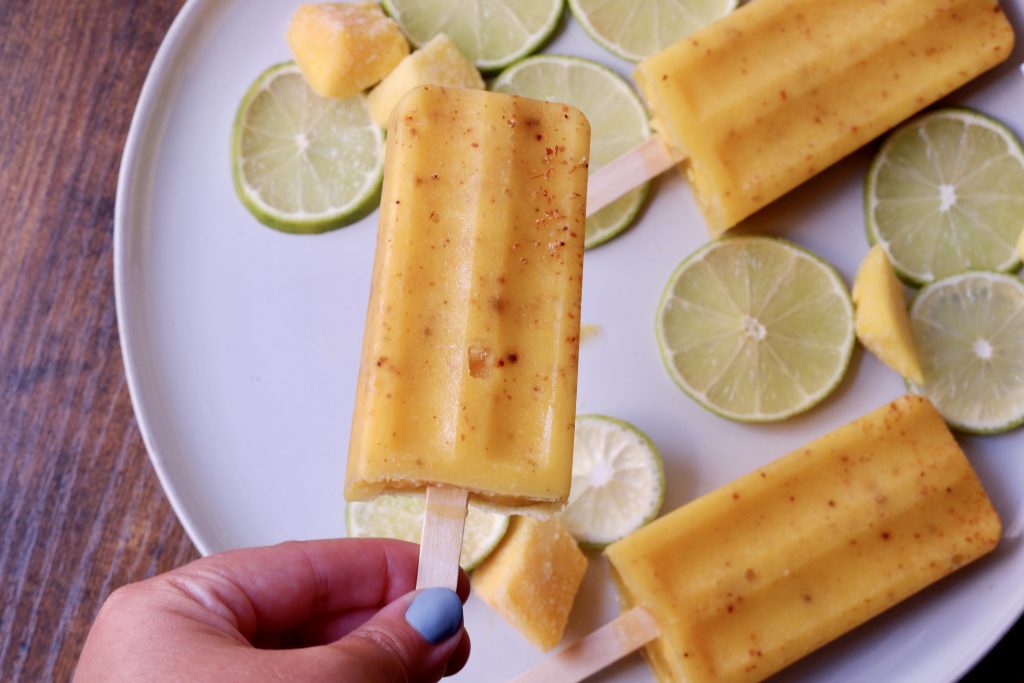 Mango Tajin Popsicles