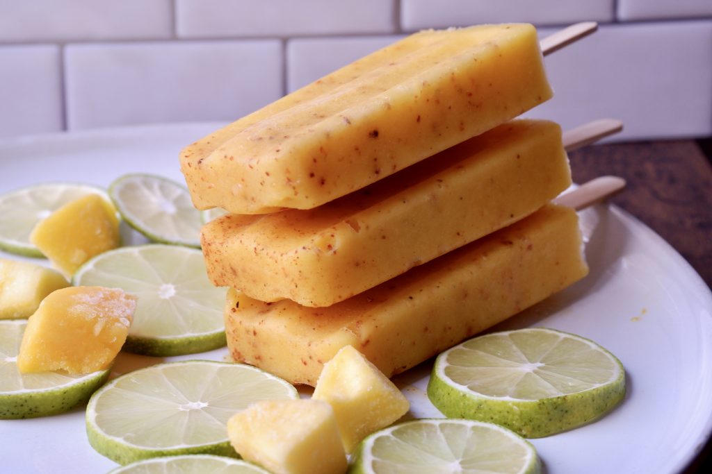 Mango Tajin Popsicles