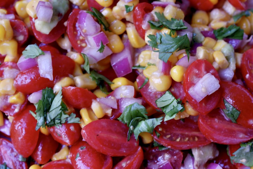 corn and tomato salad