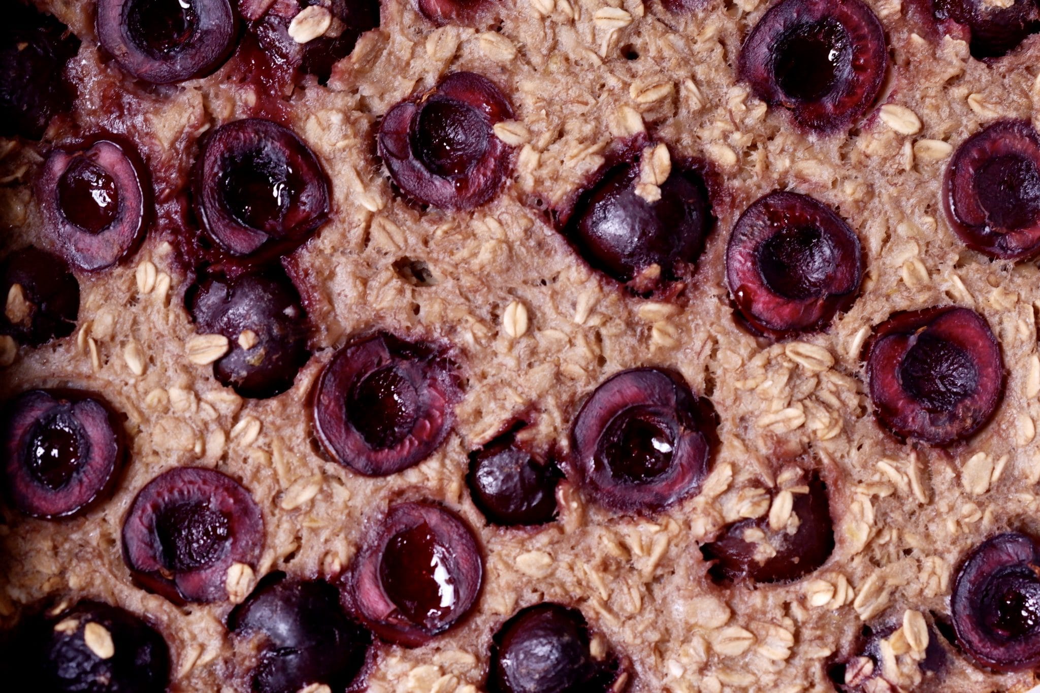 Lemon & Cherry Baked Oatmeal Food By The Gram
