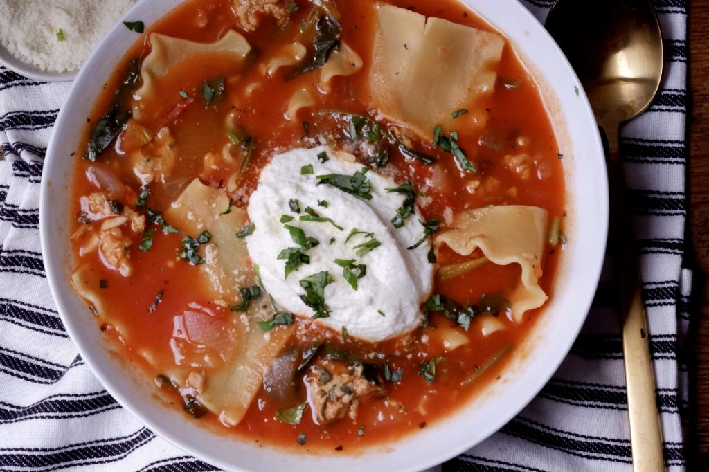 Lasagna Soup - Food By The Gram