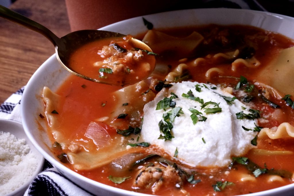 lasagna soup