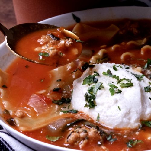 lasagna soup