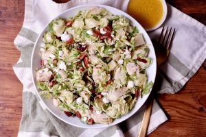 shaved brussels sprouts salad
