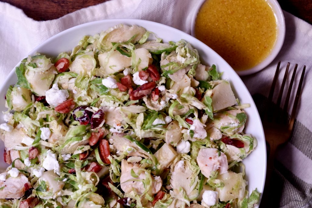 shaved brussels sprouts salad