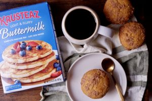 pumpkin spice coffee cake muffins