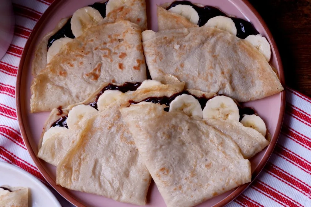 Healthy Banana Crepes