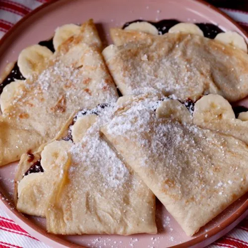 Healthy Banana Crepes