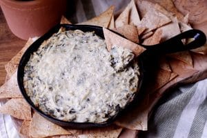 Healthy Spinach Artichoke Dip