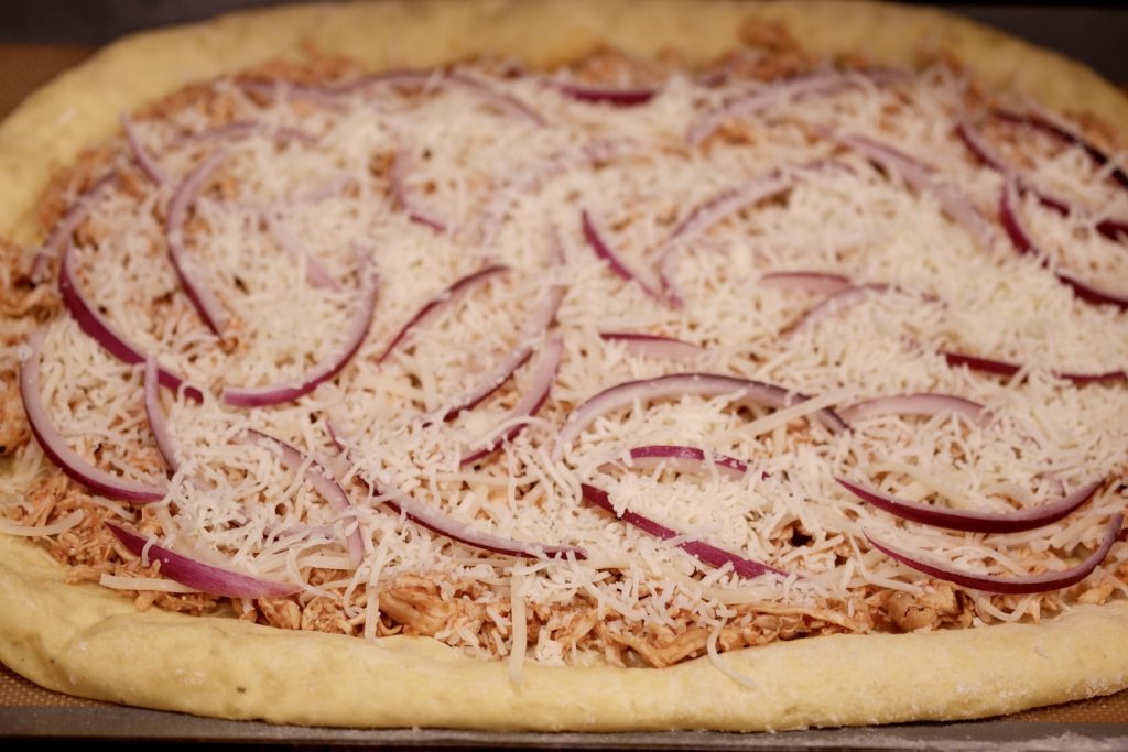 healthy bbq chicken pizza