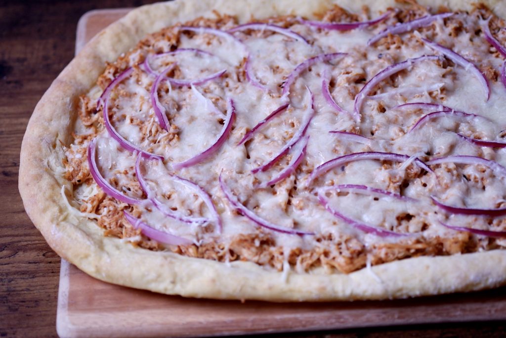 healthy bbq chicken pizza