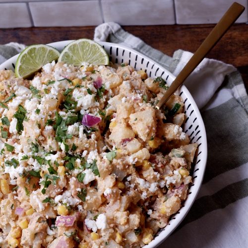 mexican street corn potato salad