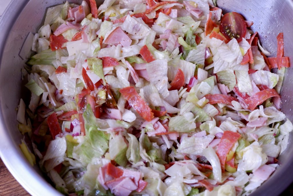 chopped italian hoagie salad