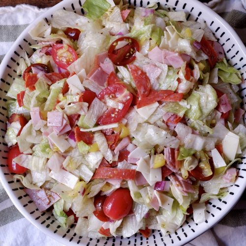 chopped italian hoagie salad