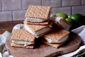 key lime pie ice cream sandwiches