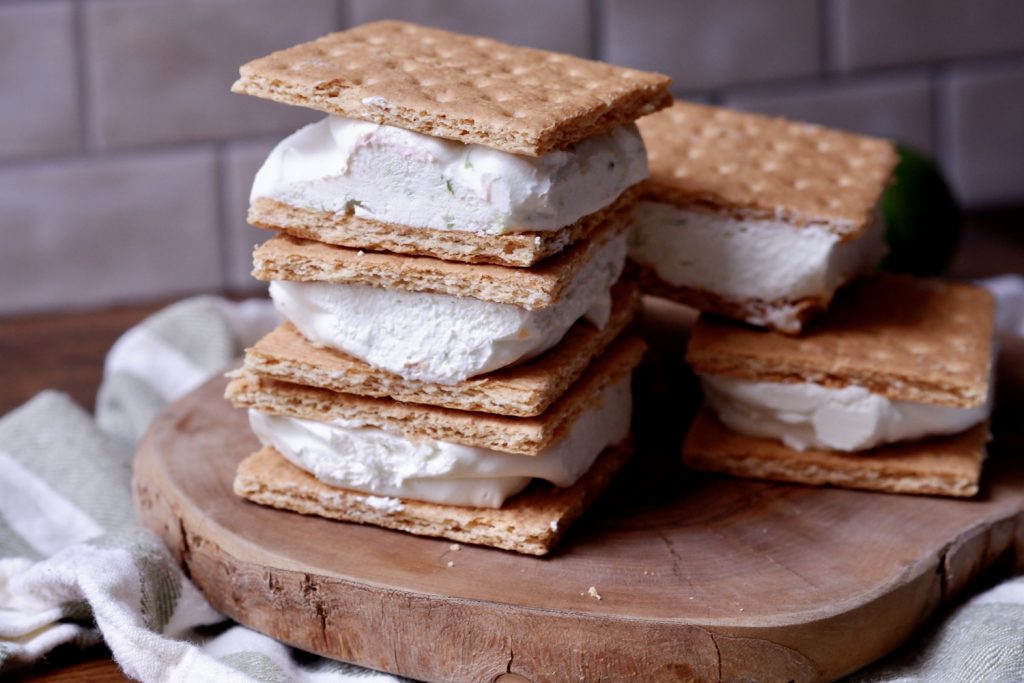 key lime pie ice cream sandwiches