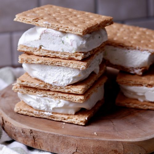 key lime pie ice cream sandwiches