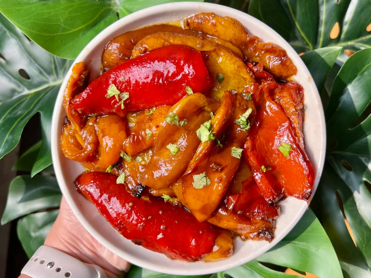 balsamic marinated peppers