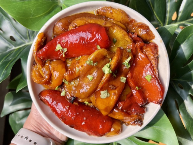 balsamic marinated peppers