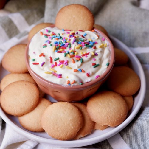 light birthday cake dip