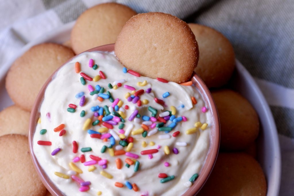 light birthday cake dip