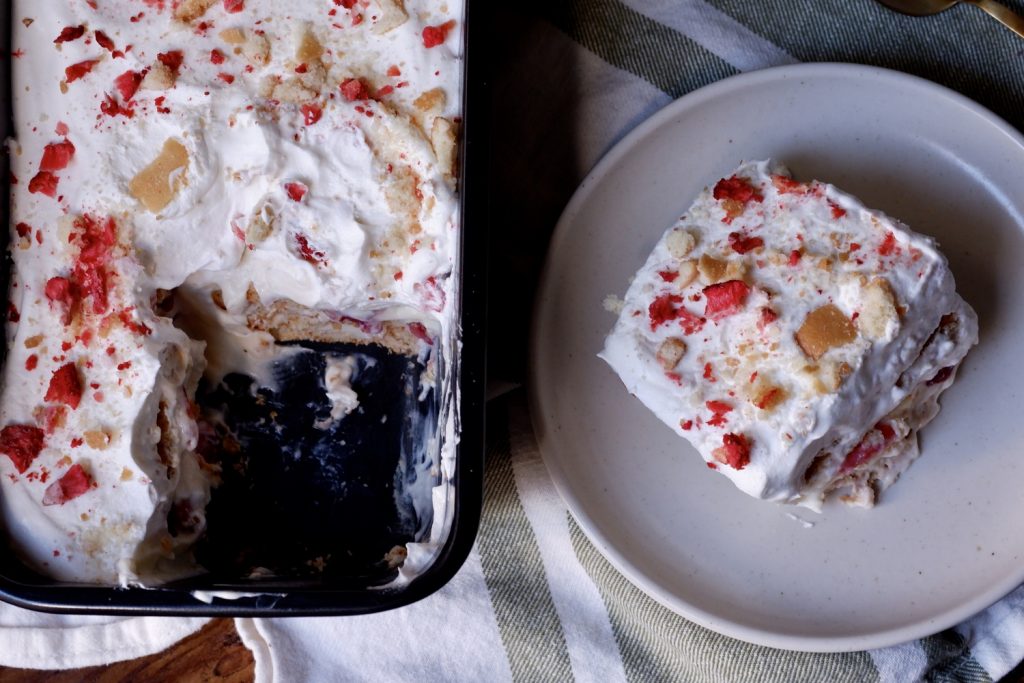 strawberry cheesecake icebox cake