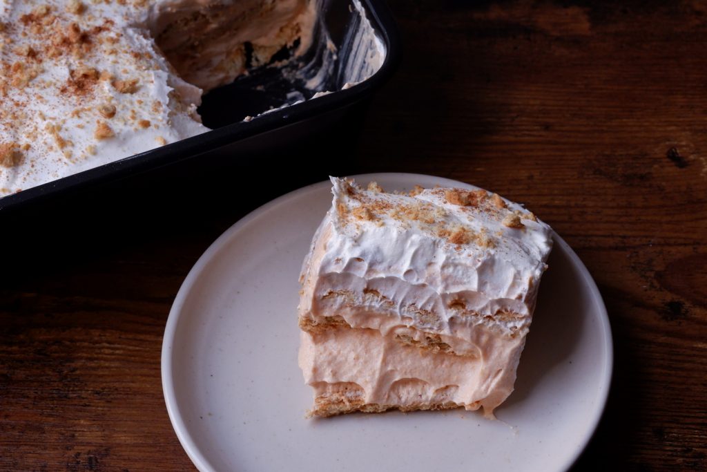 pumpkin spice icebox cake