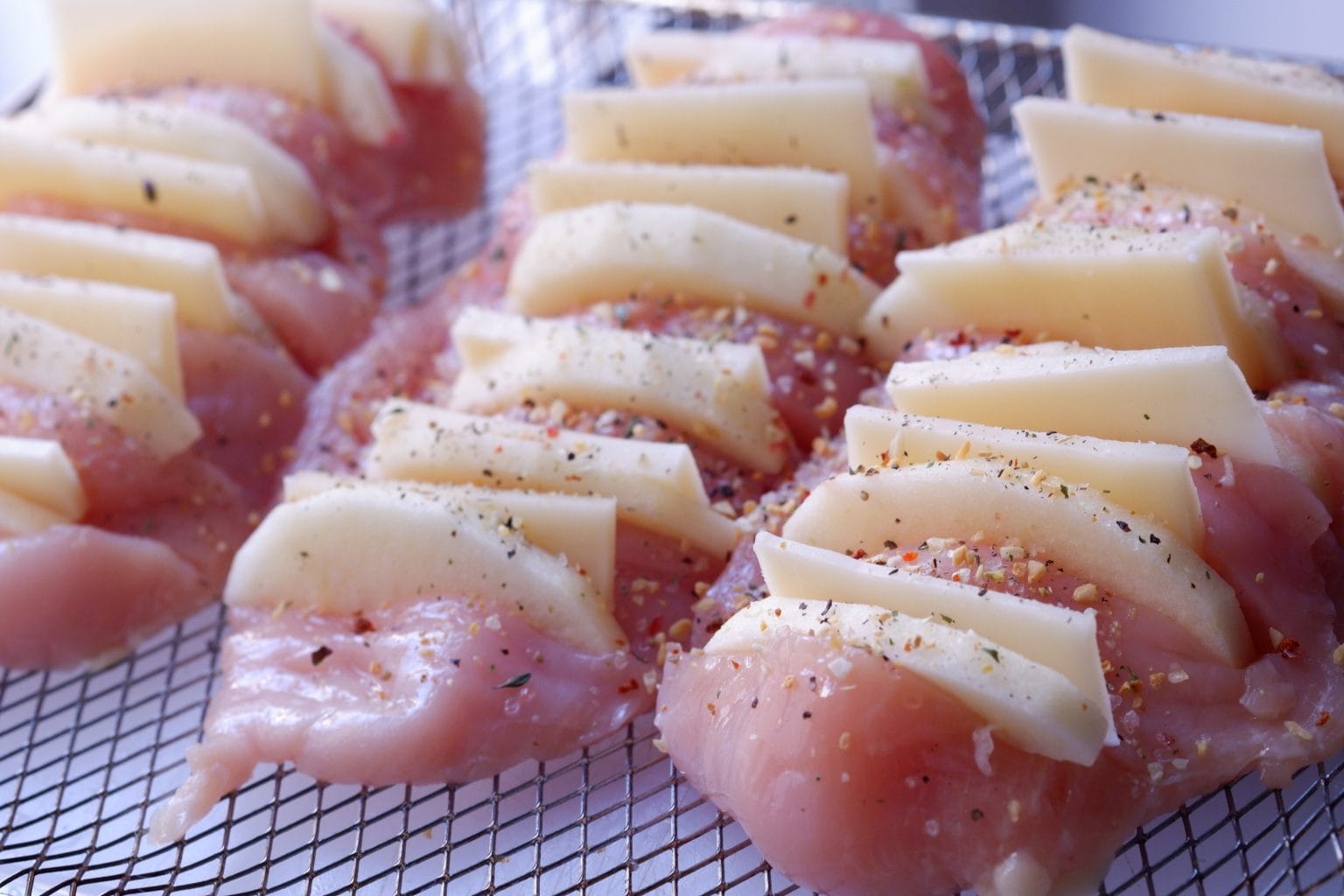 Air Fryer Hasselback Chicken Breasts Food By The Gram