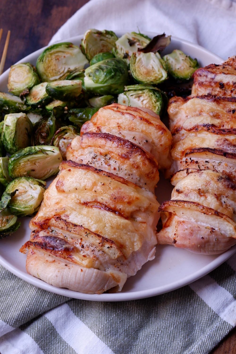 Air fryer hasselback chicken breasts food by the gram