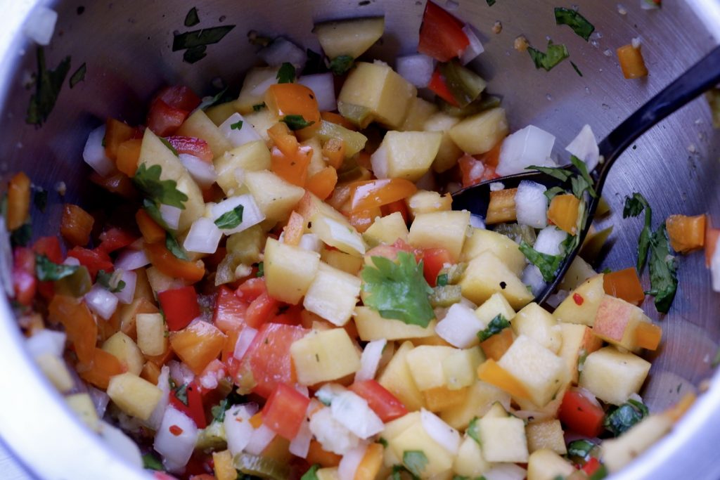 peach salsa