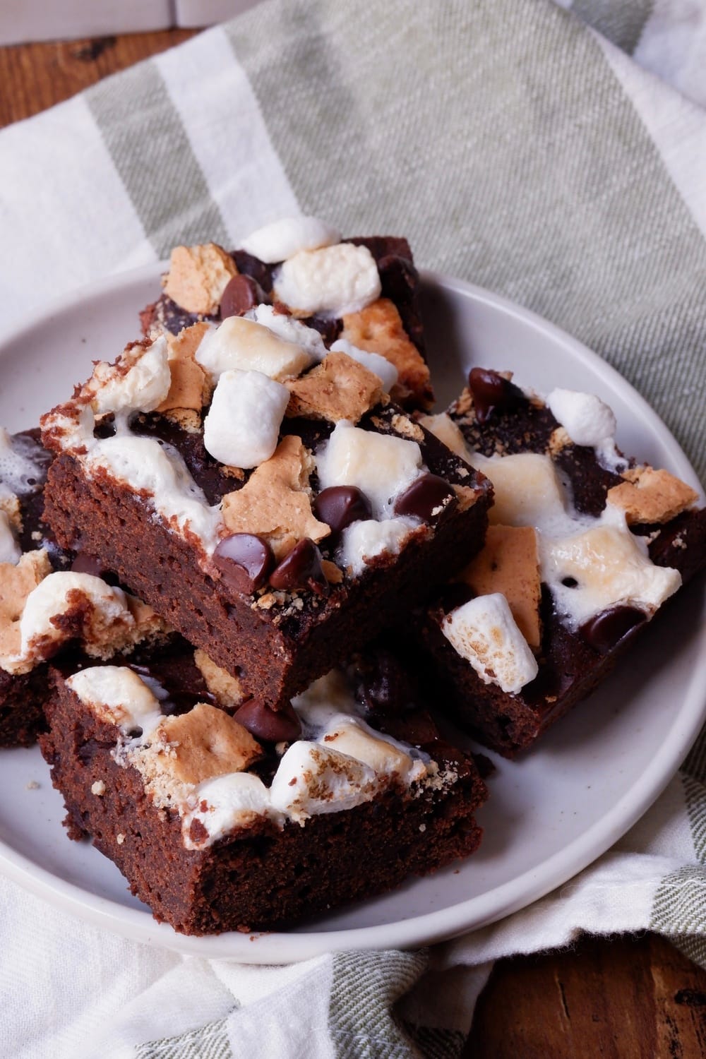 Healthy S'mores Brownies Food By The Gram