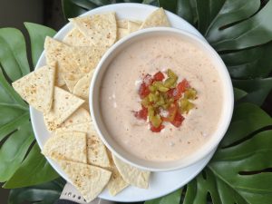 high protein queso dip