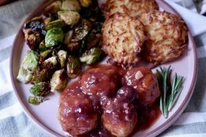 cranberry chicken meatballs