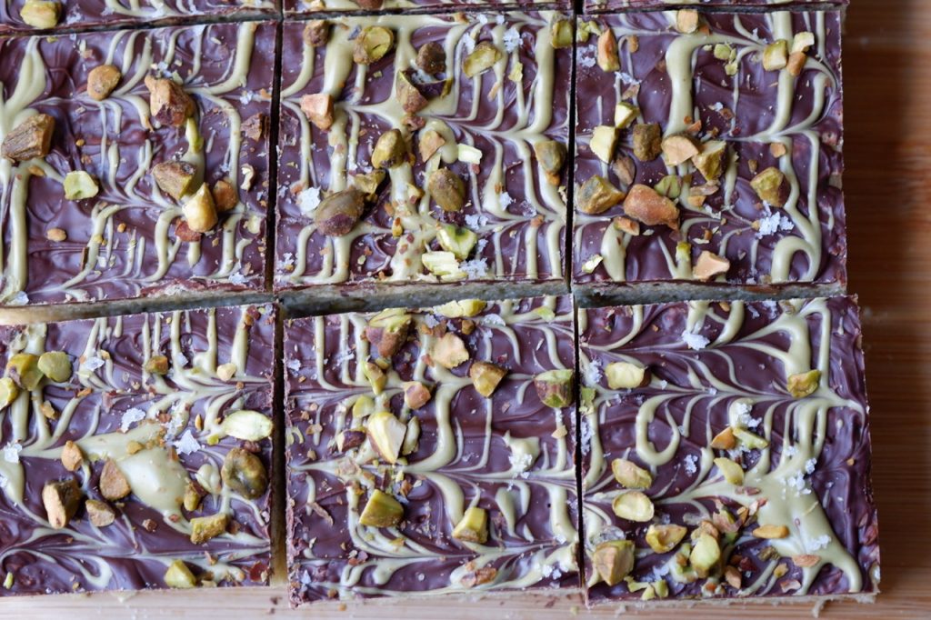 dubai chocolate rice krispies