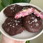 pb&j frozen yogurt clusters