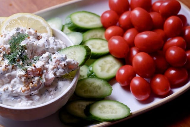 creamy smoked salmon dip