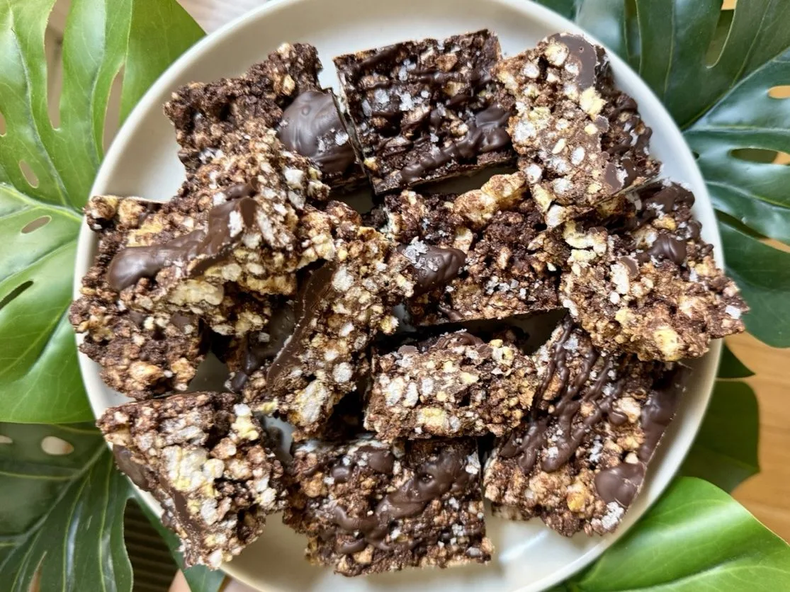 protein chocolate krispie treats