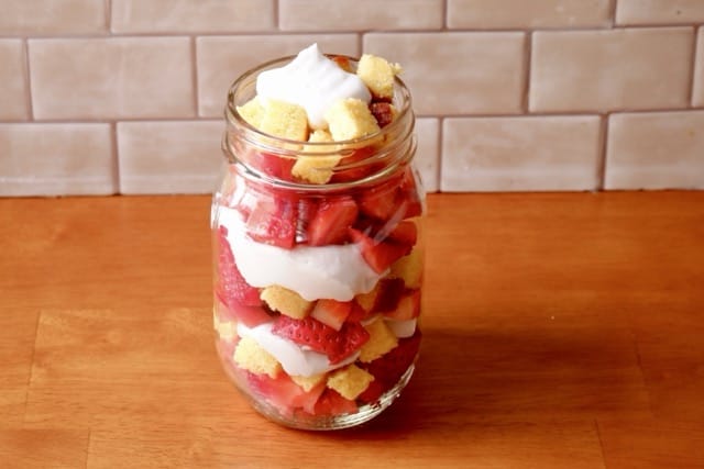 strawberry coconut parfait