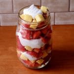 strawberry coconut parfait