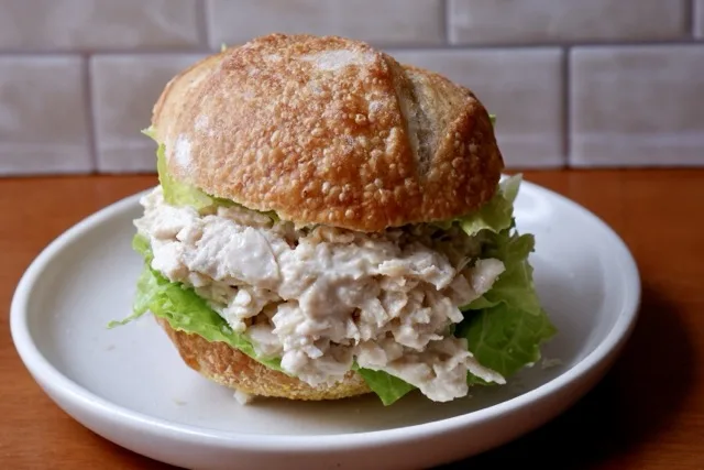 Caesar Chicken Salad with Homemade Greek Yogurt Dressing - Food By The Gram Caesar Chicken Salad with Homemade Greek Yogurt Dressing - Food By The Gram