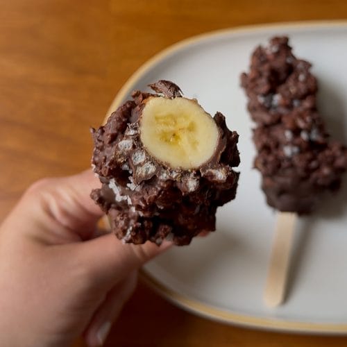 banana crunch pops