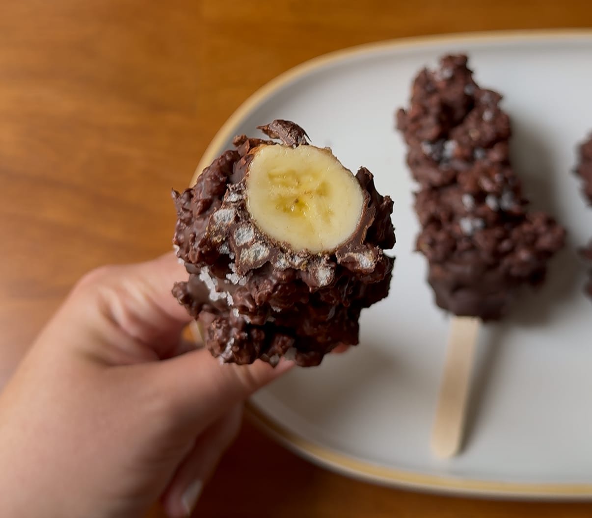 banana crunch pops
