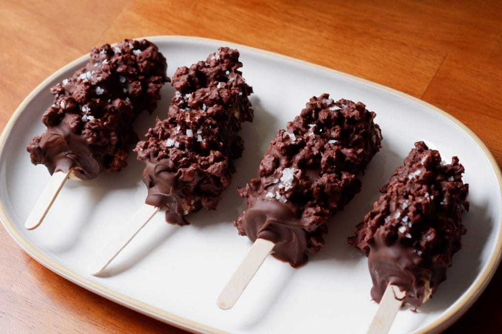 banana crunch pops