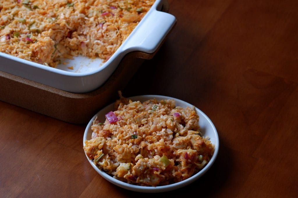 nashville chicken rice bake