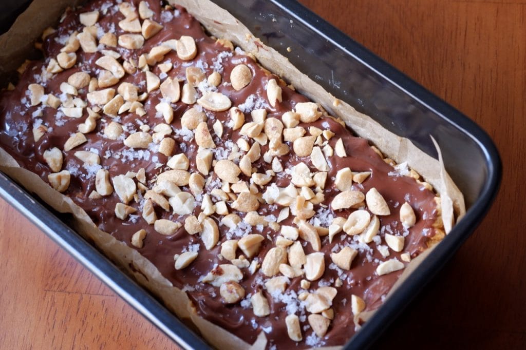 peanut butter crunch bars