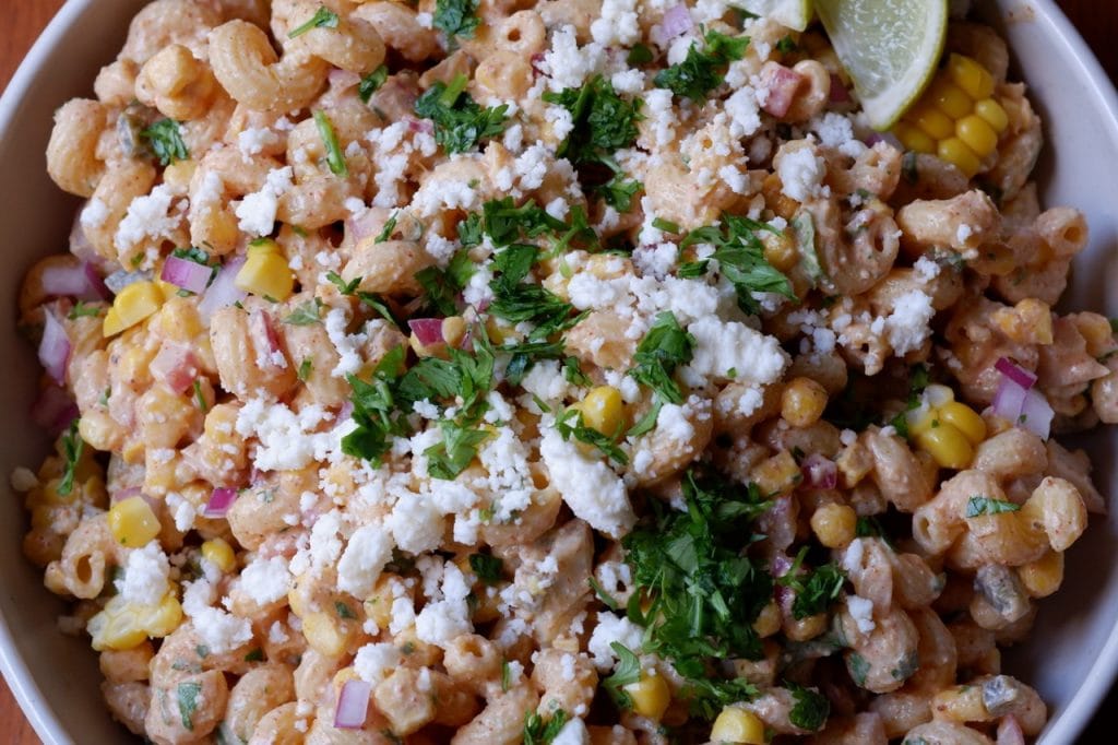 street corn pasta salad