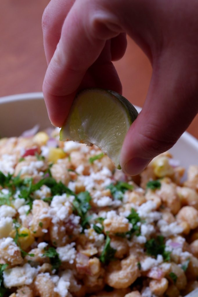 street corn pasta salad